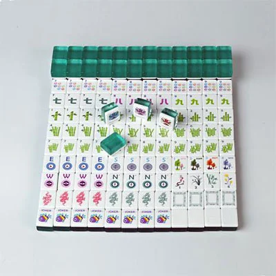 Blue Paisley American Mahjong Travel Set